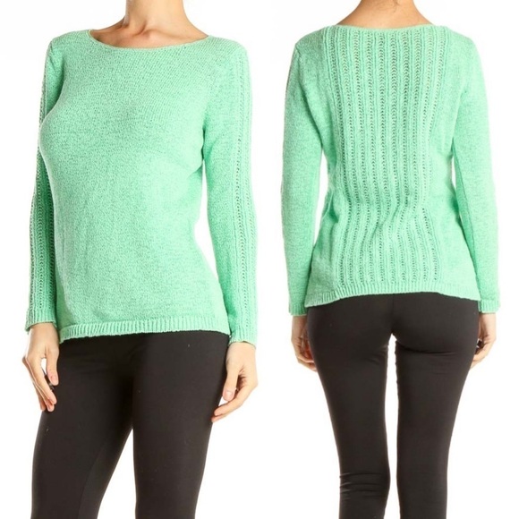 Rachel Zoe Karla Knit Green Sweater XL - Picture 1 of 9